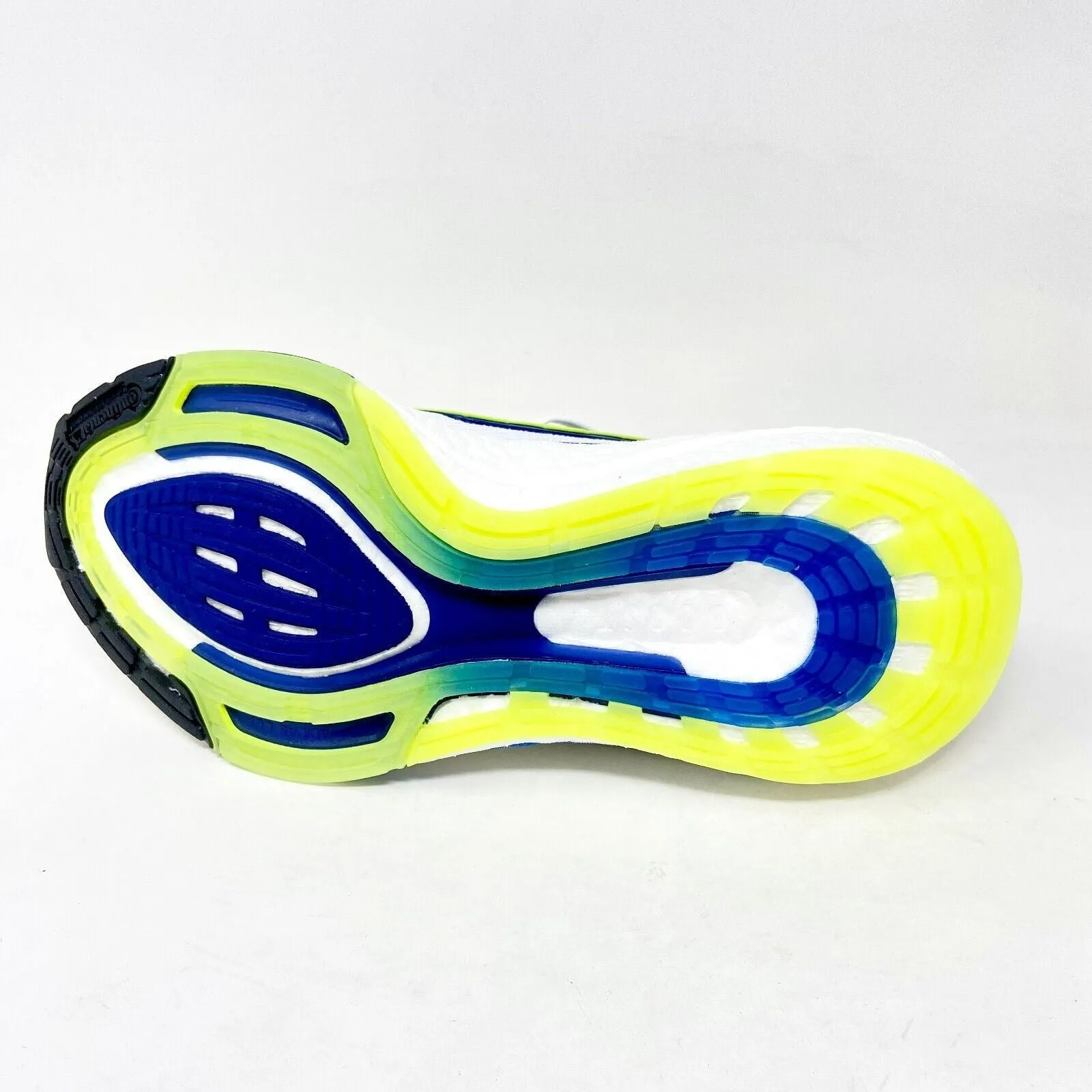 Adidas UltraBoost 22 White Yellow Blue Womens Size 7 Running Shoes GZ7211