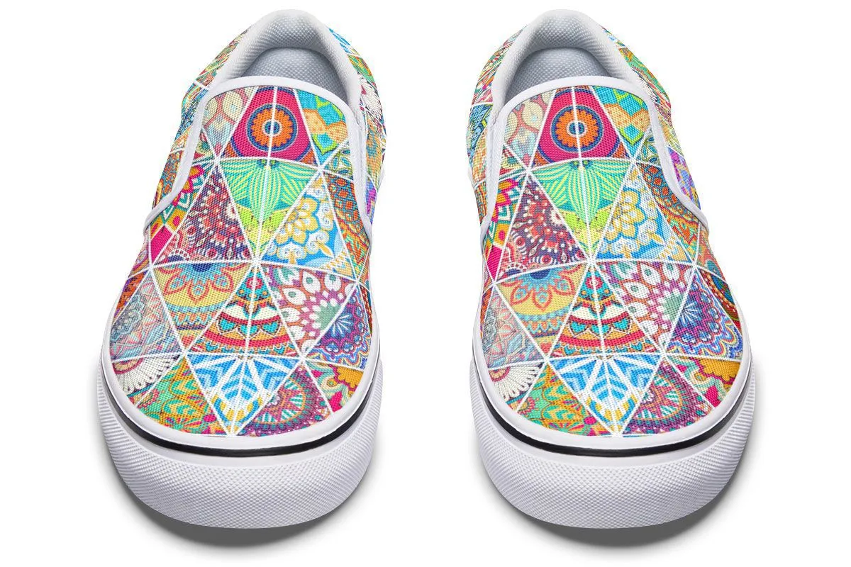 Bohemian Pattern Slip-On Shoes