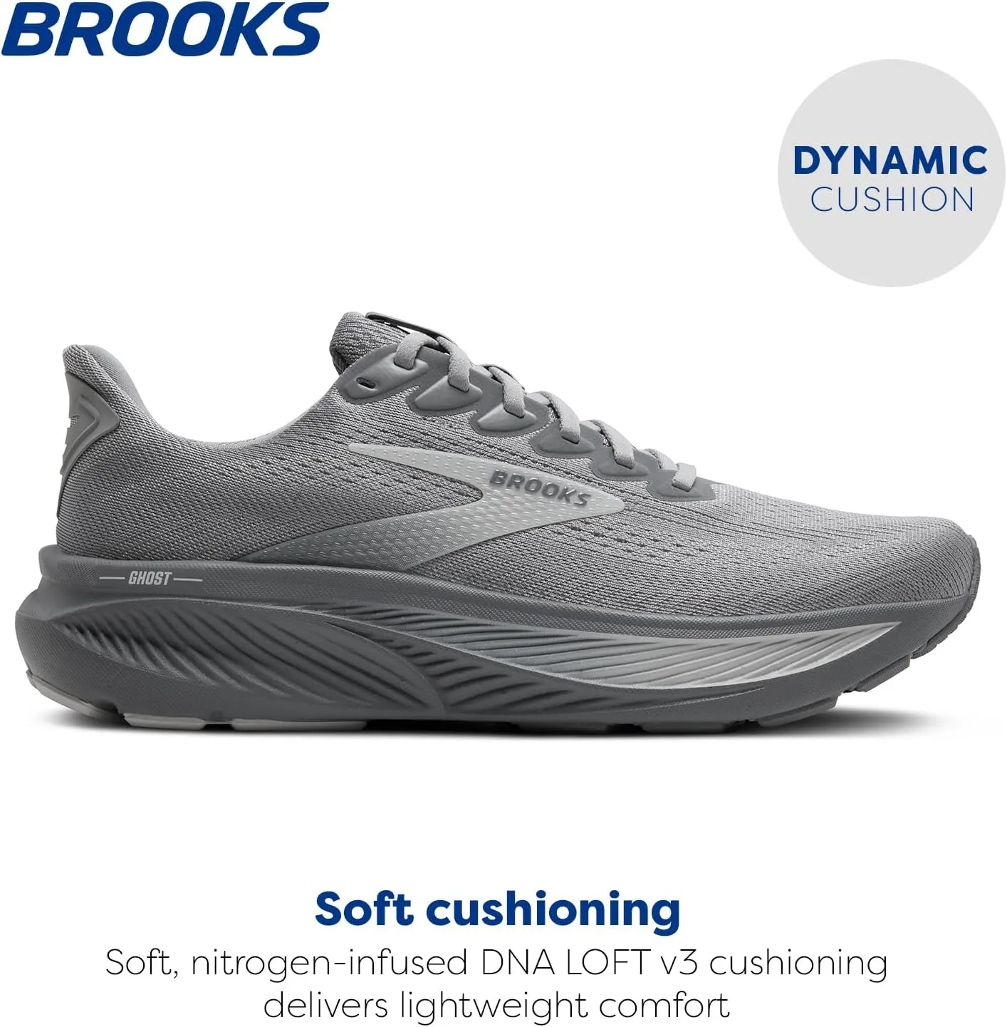 Brooks Mens Ghost 17 Neutral Running Shoe