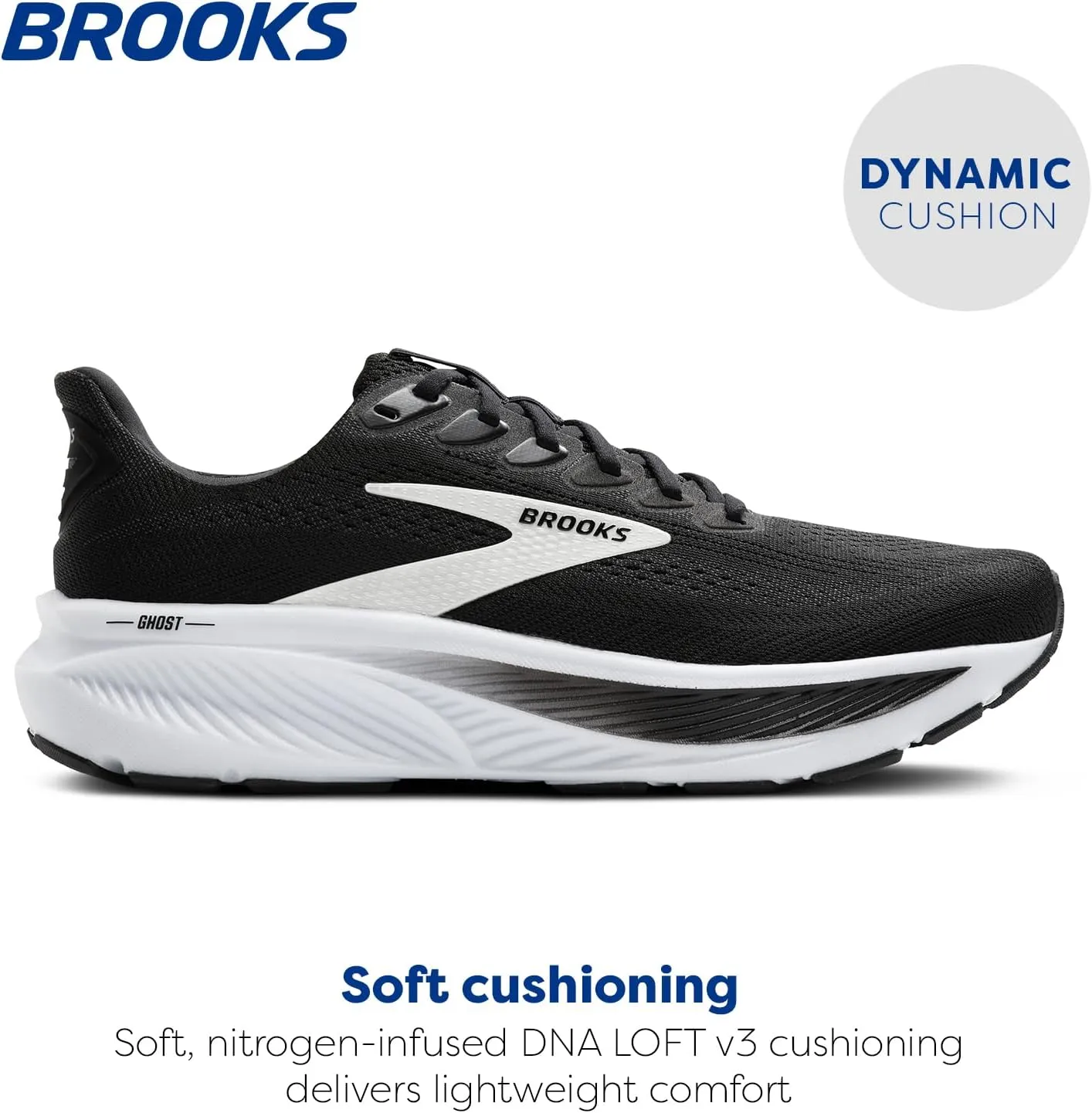 Brooks Mens Ghost 17 Neutral Running Shoe
