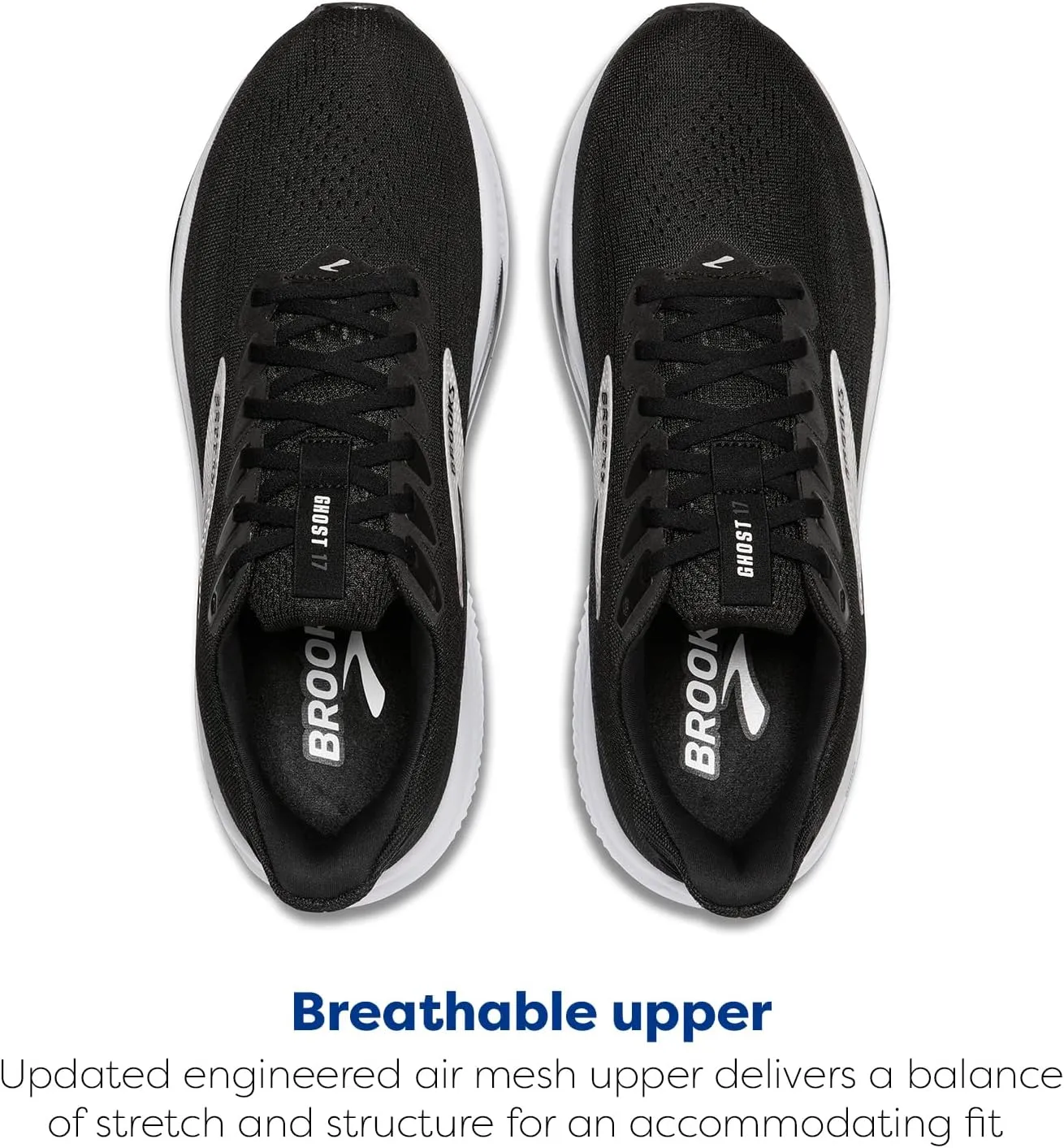 Brooks Mens Ghost 17 Neutral Running Shoe