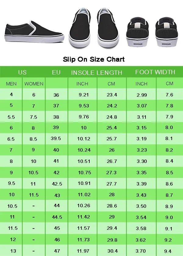 Eye Pattern Slip-On Shoes
