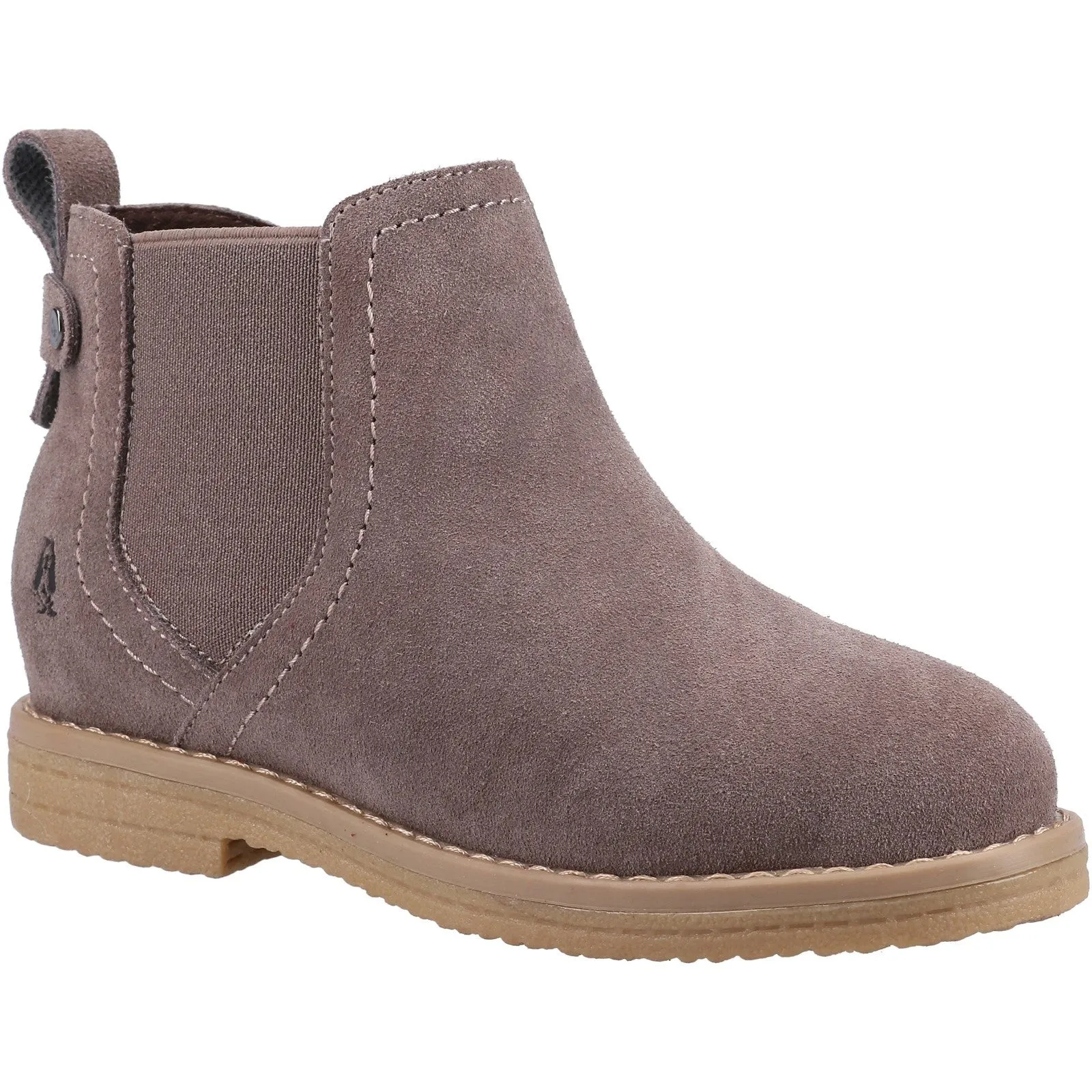 Hush Puppies Girls Maddy Suede Ankle Boots - Grey