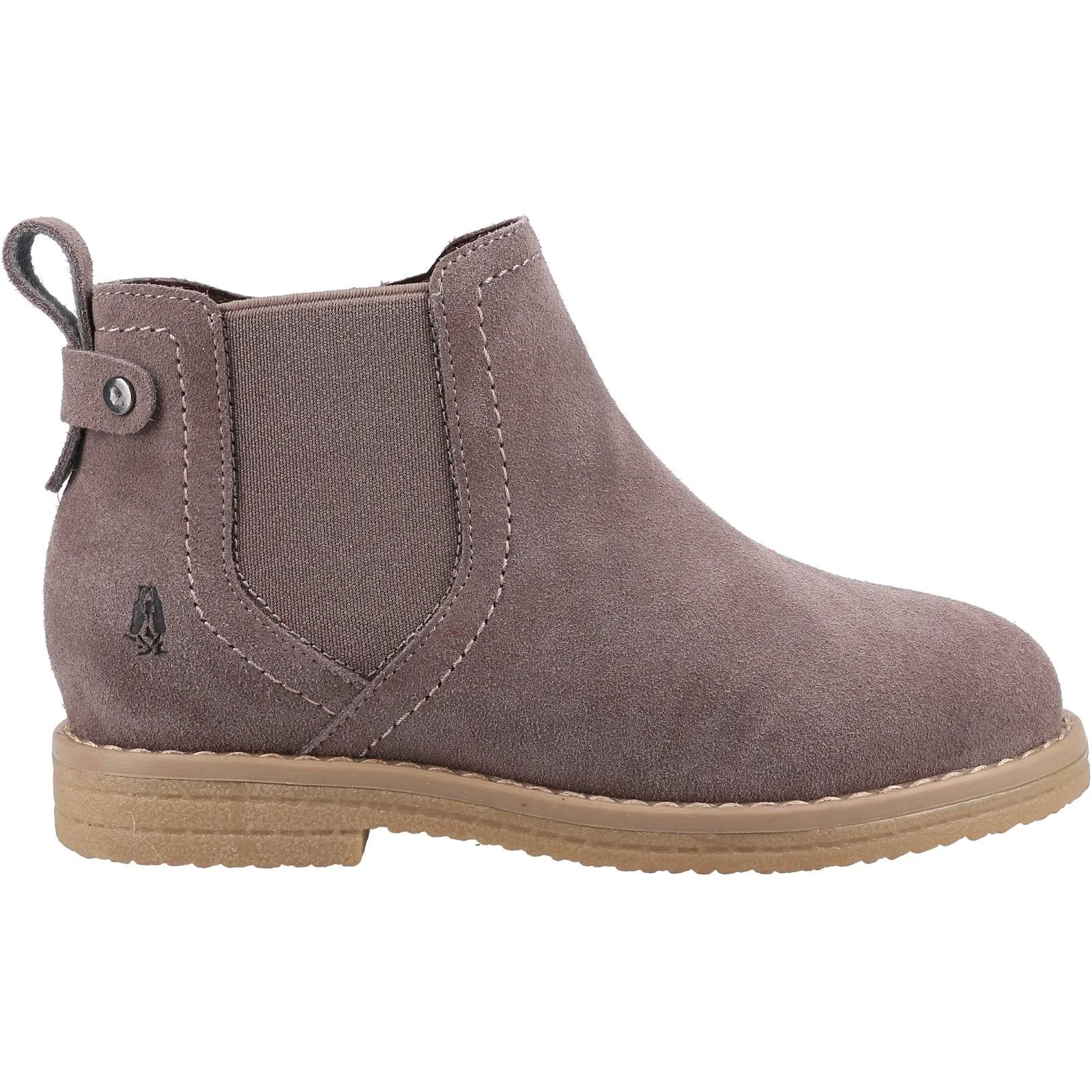 Hush Puppies Girls Maddy Suede Ankle Boots - Grey