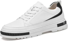 Men's Elevator Shoes Breathable Anti-Slip Height Increase Walking Footwear Fashion Lace-Up Formal Oxford