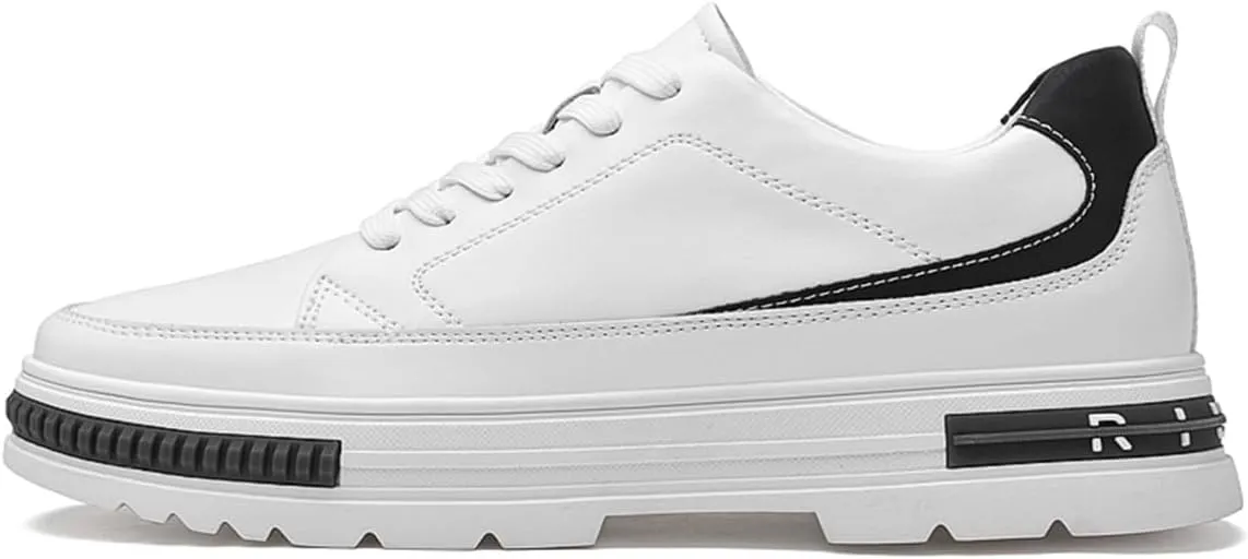 Men's Elevator Shoes Breathable Anti-Slip Height Increase Walking Footwear Fashion Lace-Up Formal Oxford