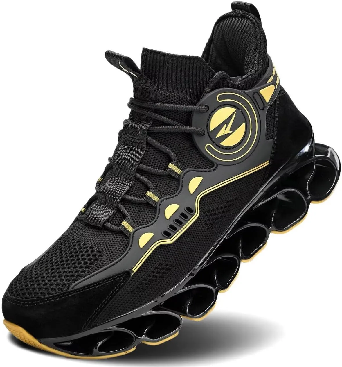 Men's Running Shoes Fashion Sneakers Breathable Blade Non Slip Walking Shoes Gym Sport Trainer Athletic