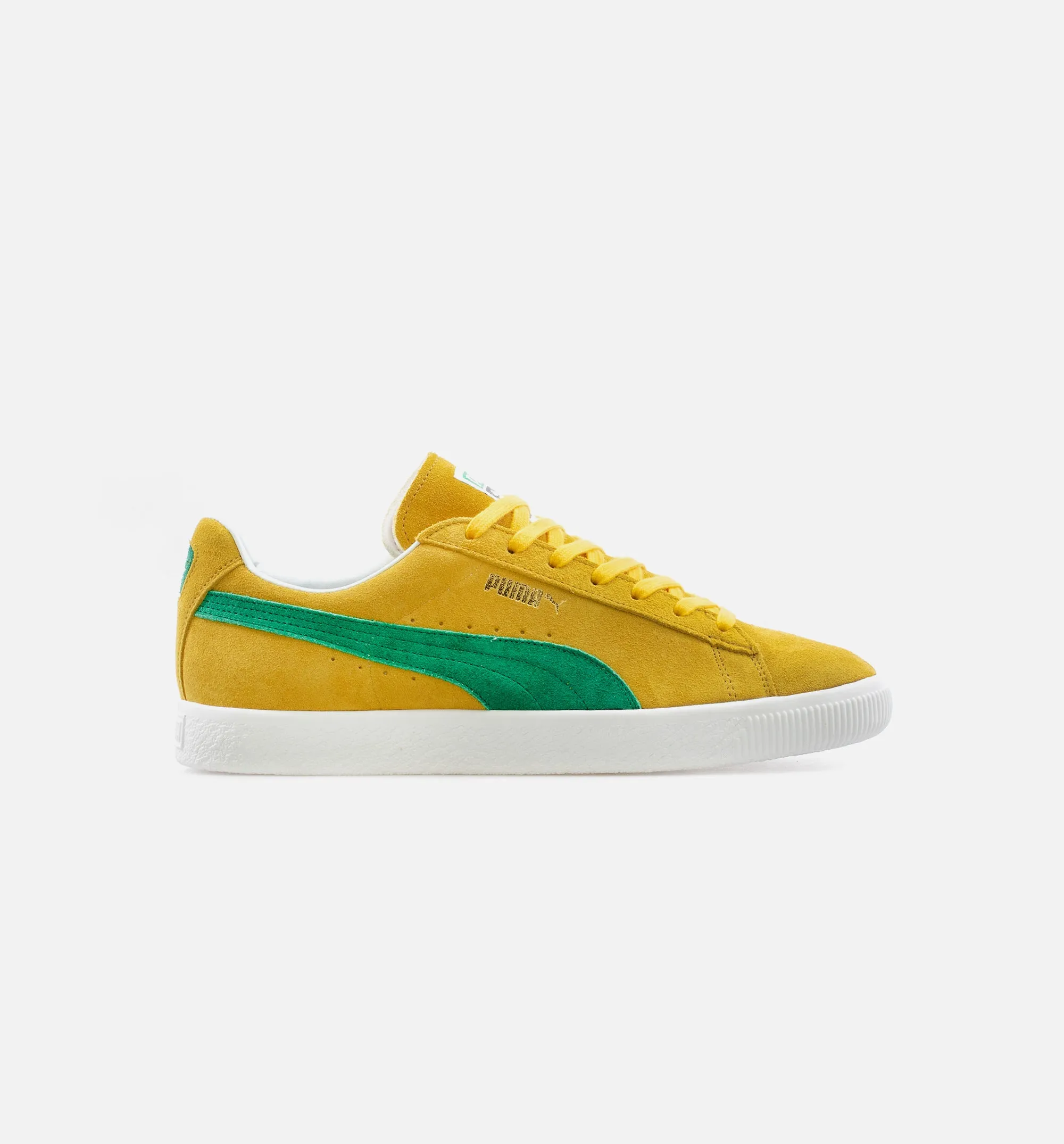 Suede Vintage Mij Retro Mens Lifestyle Shoe - Yellow/Green