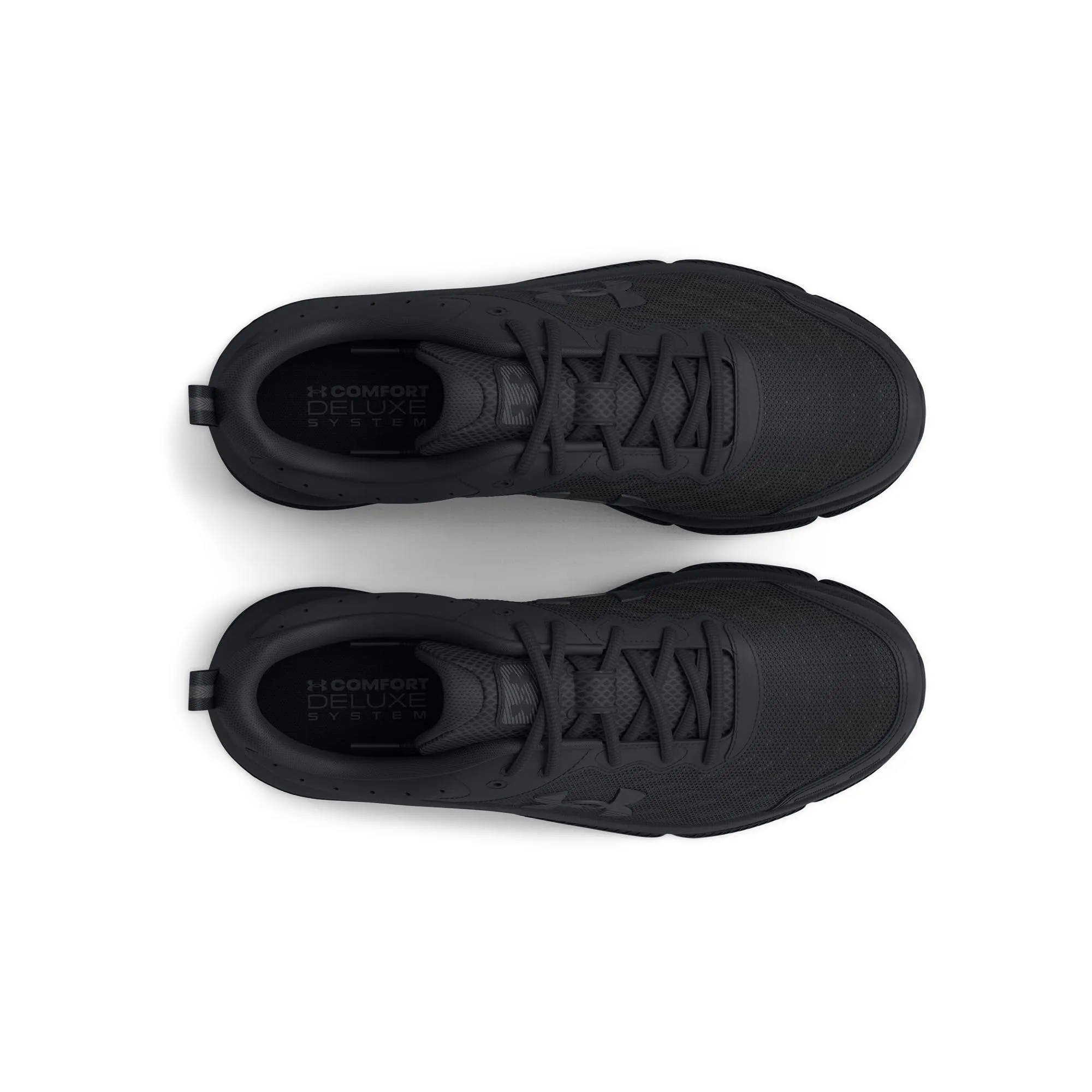 Under Armour Men's Charged Assert 10, (002) Black/Black/Black, 11, US
