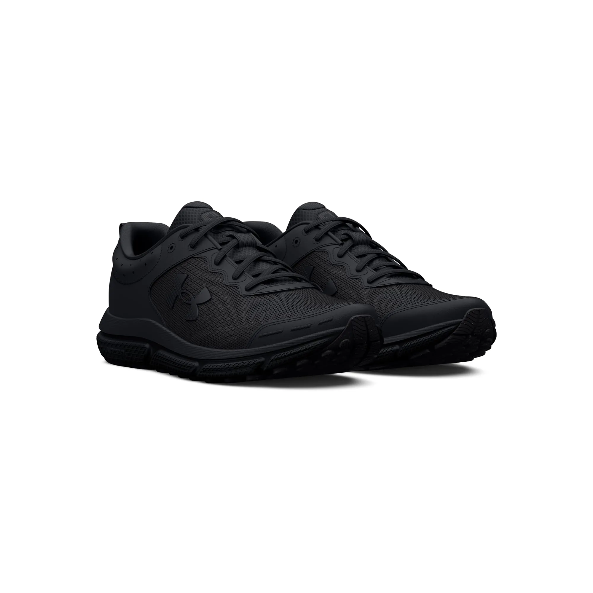 Under Armour Men's Charged Assert 10, (002) Black/Black/Black, 11, US